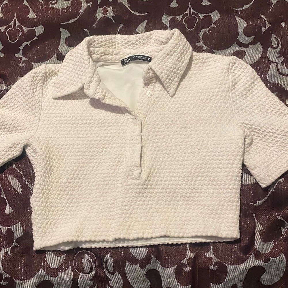 Zara Collar Crop Top